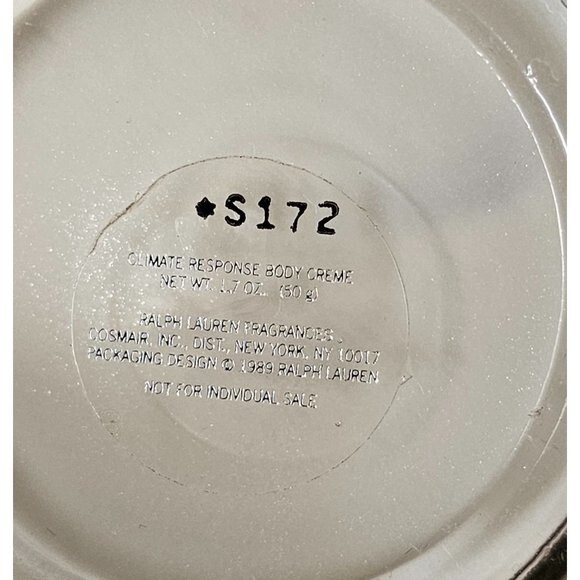 Vintage 1989 Ralph Lauren Safari Climate Response Body Creme - Picture 9 of 10